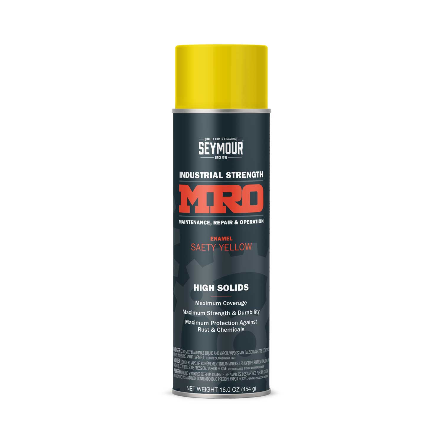 620-1419 Seymour MRO Spray Paint, Safety Yellow